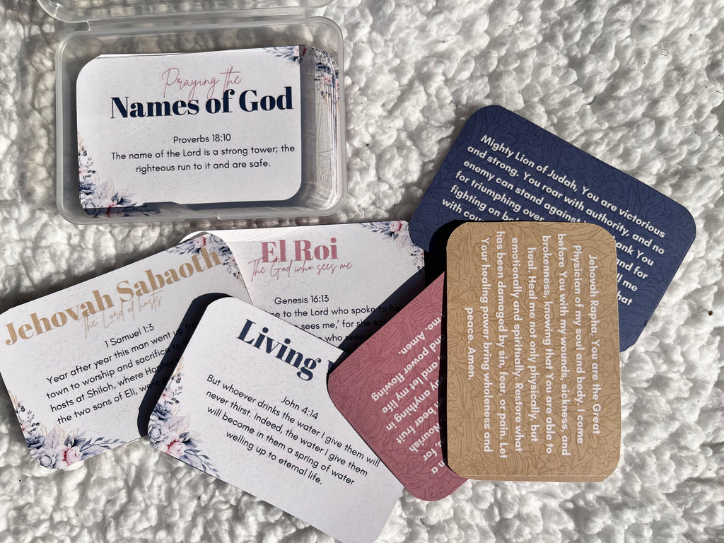Praying the Names of God Cards