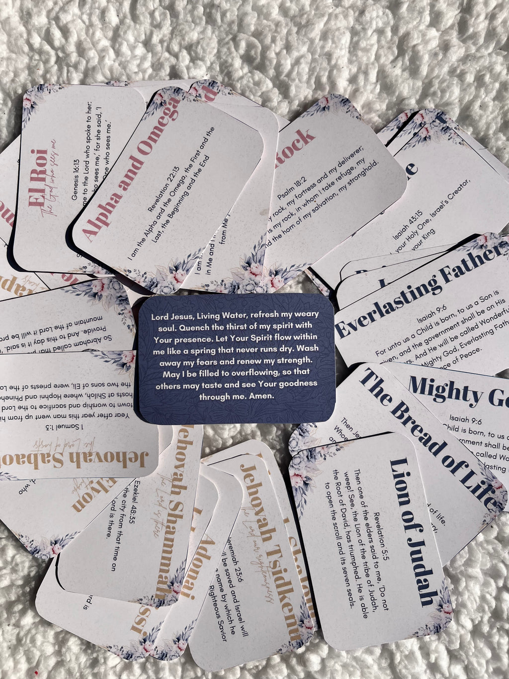 Praying the Names of God Cards