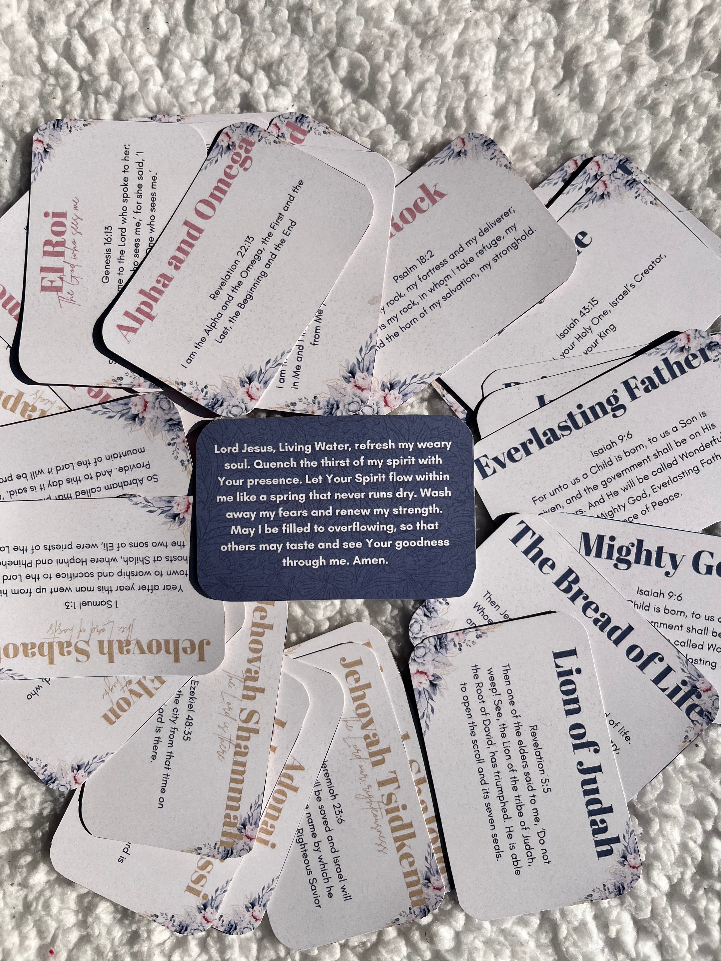 Praying the Names of God Cards