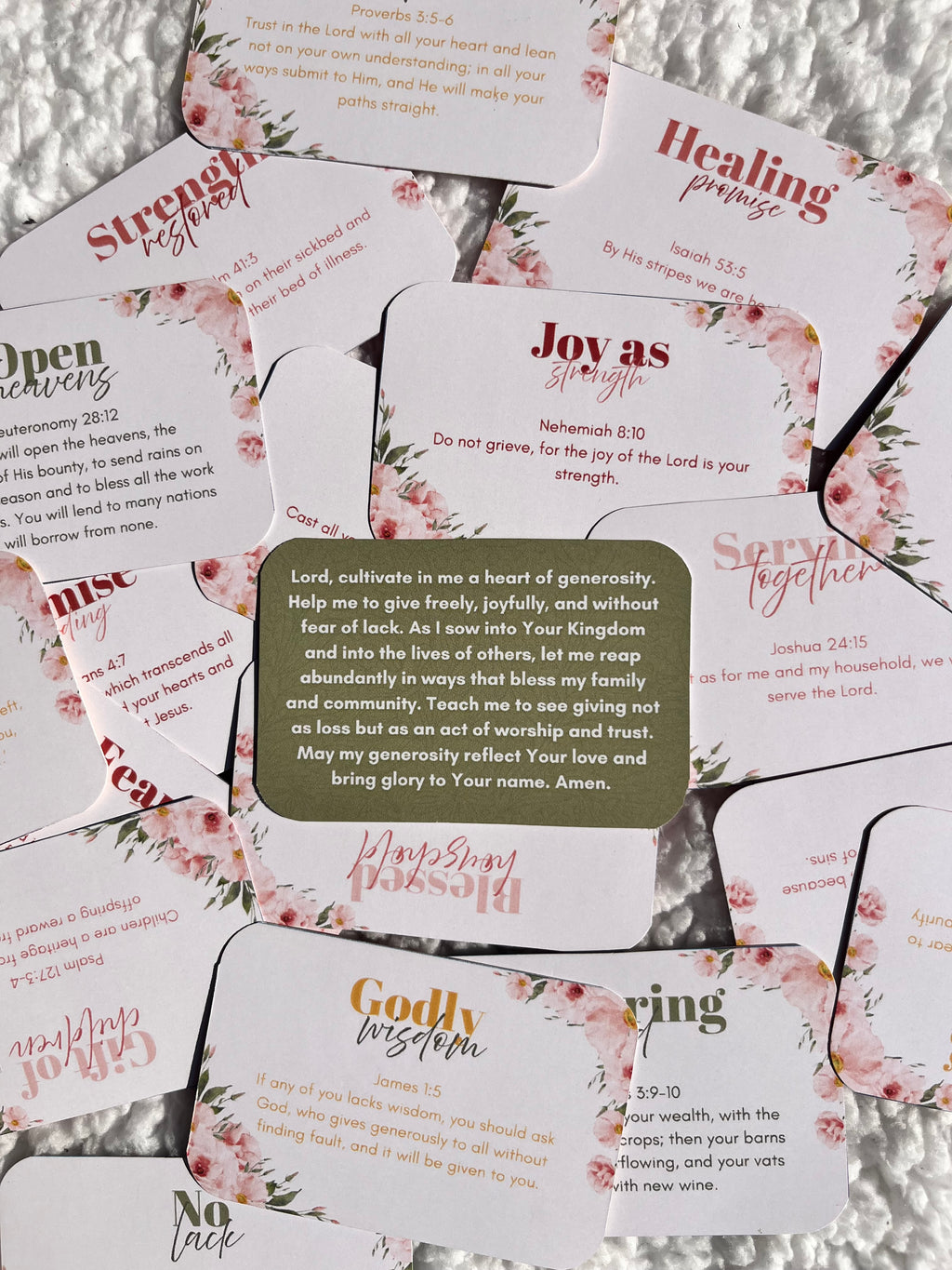 Praying the Word of God Cards