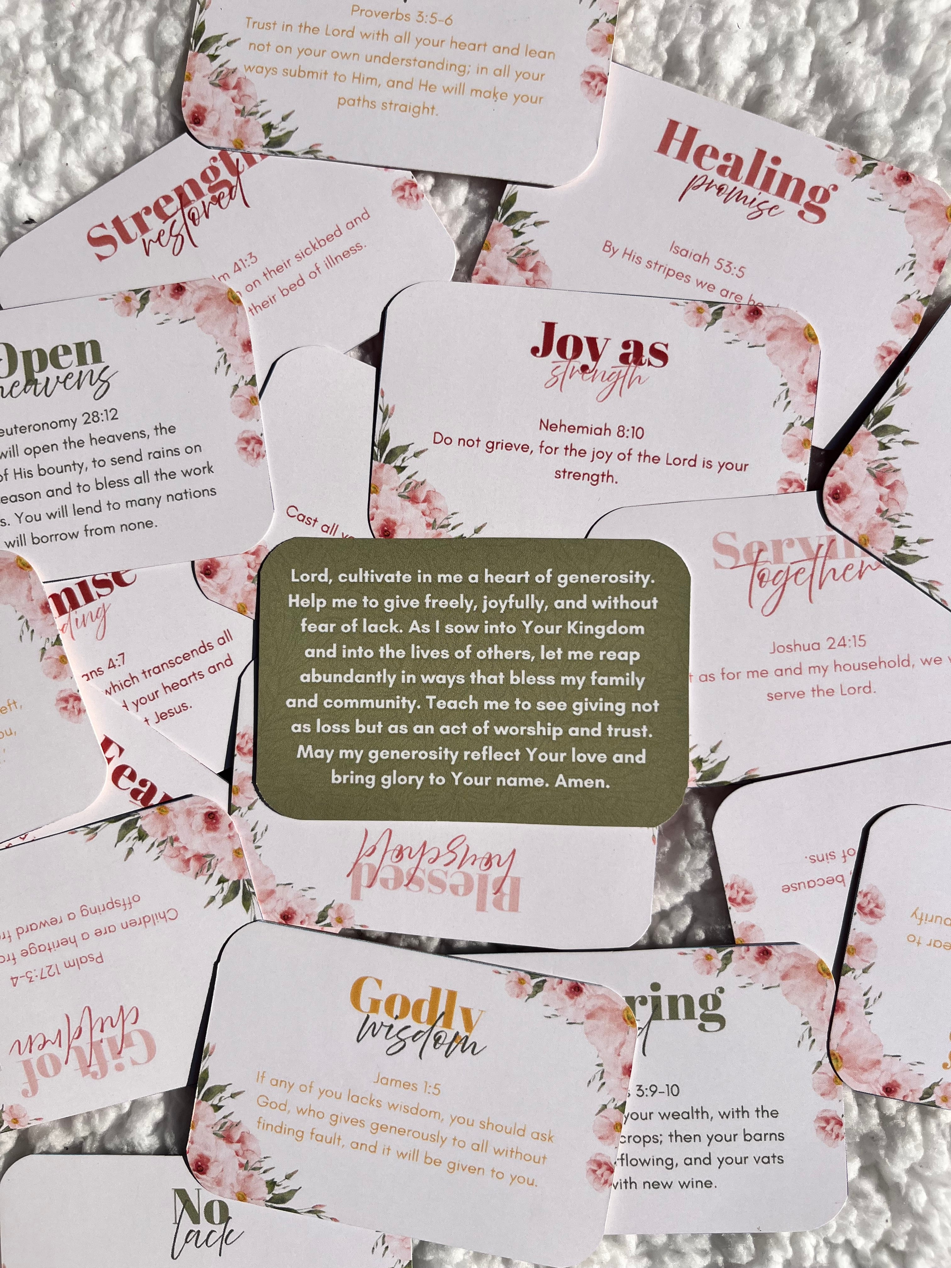 Praying the Word of God Cards