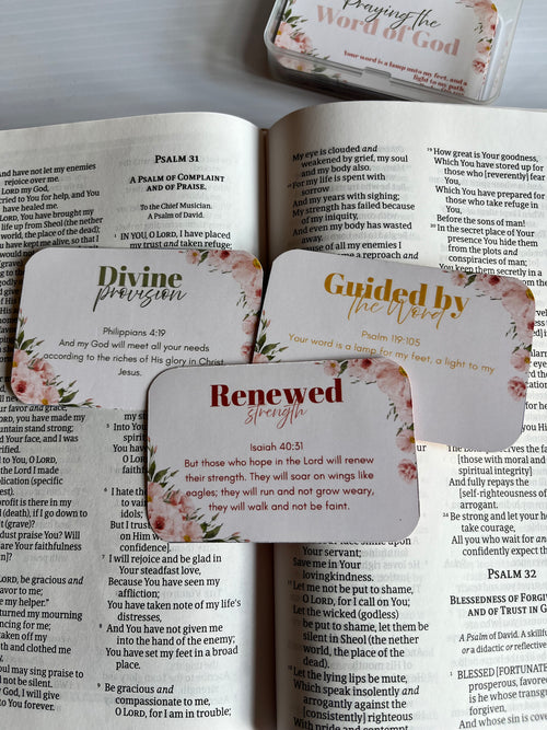Praying the Word of God Cards