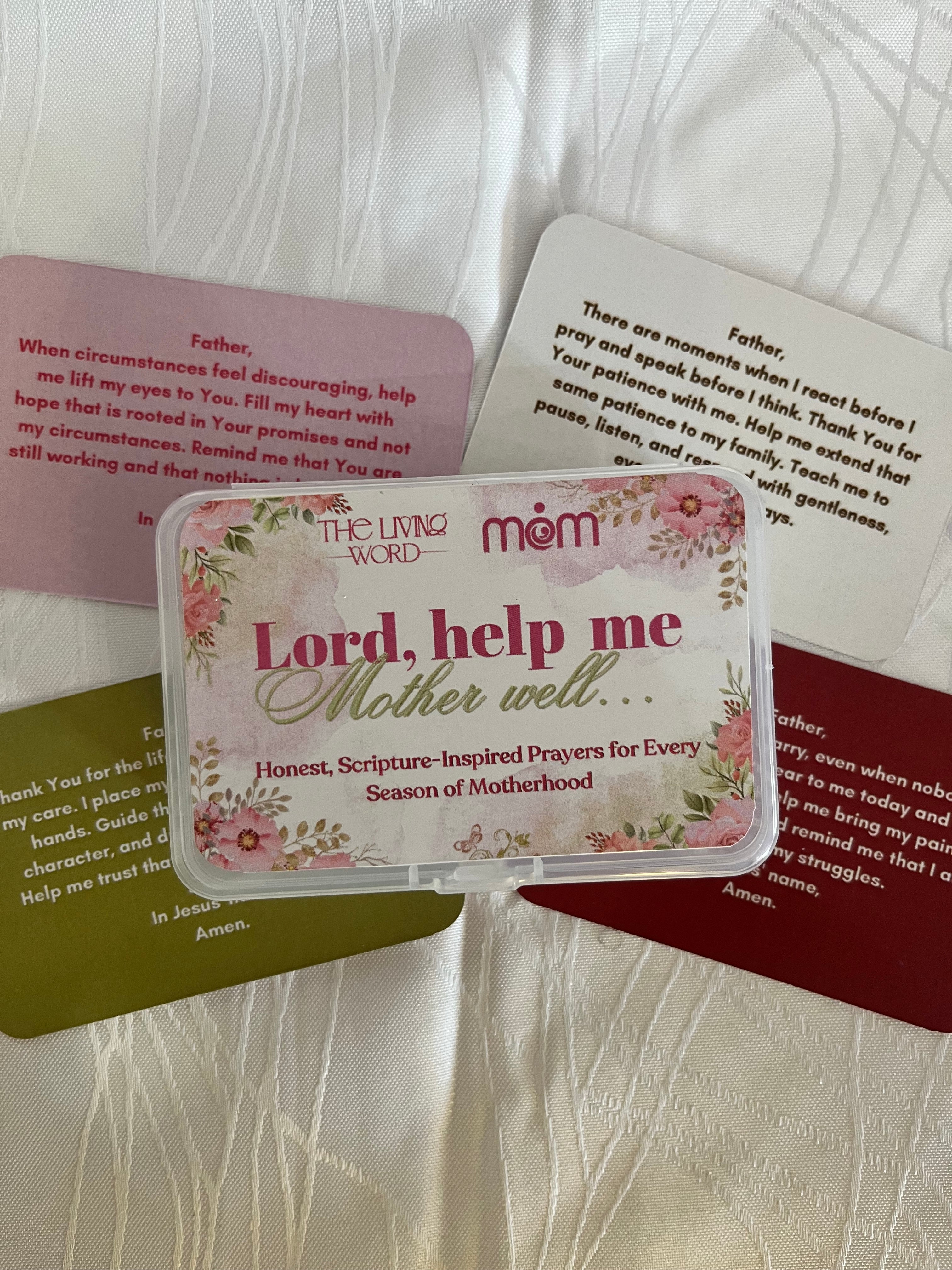 Lord, Help Me Mother Well | Prayer Card Collection